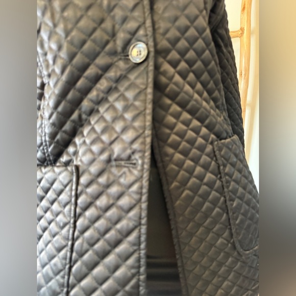 KENNETH COLE NEW YORK Quilted Black Women's Jacket Medium VINTAGE Y2K - Picture 3 of 9
